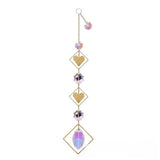 Natural Stones Agate Sun Catcher Agate Sun Catcher For Rainbow Maker Hanging Crystal Witch Suncatcher Windchime Wall Decor