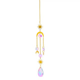 Natural Stones Agate Sun Catcher Agate Sun Catcher For Rainbow Maker Hanging Crystal Witch Suncatcher Windchime Wall Decor