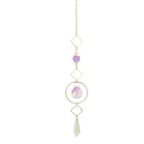 Natural Stones Agate Sun Catcher Agate Sun Catcher For Rainbow Maker Hanging Crystal Witch Suncatcher Windchime Wall Decor