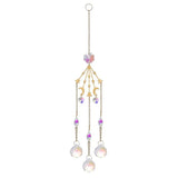 Natural Stones Agate Sun Catcher Agate Sun Catcher For Rainbow Maker Hanging Crystal Witch Suncatcher Windchime Wall Decor