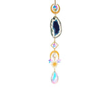 Natural Stones Agate Sun Catcher Agate Sun Catcher For Rainbow Maker Hanging Crystal Witch Suncatcher Windchime Wall Decor